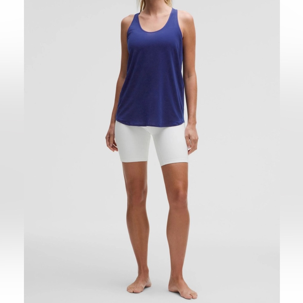 Lululemon Athletica Essential Tank Top Color Larkspur